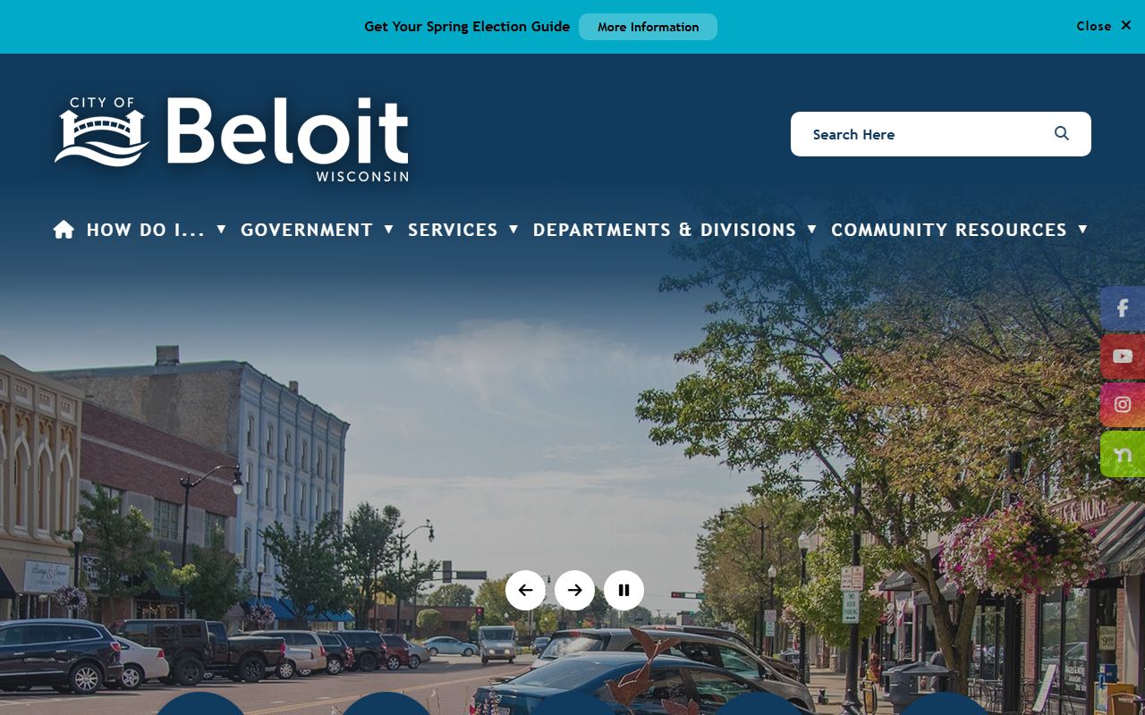 Beloit traffic ticket records on the City of Beloit website