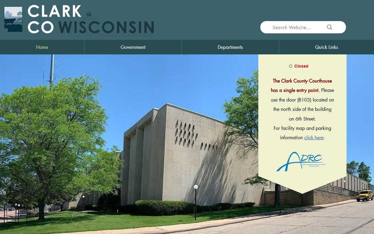 Clark County traffic ticket records and county government website