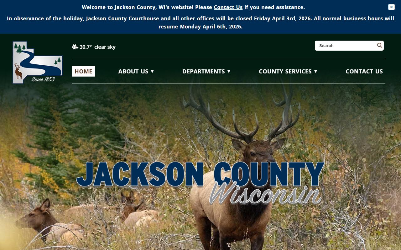 Jackson County traffic ticket records and county government website
