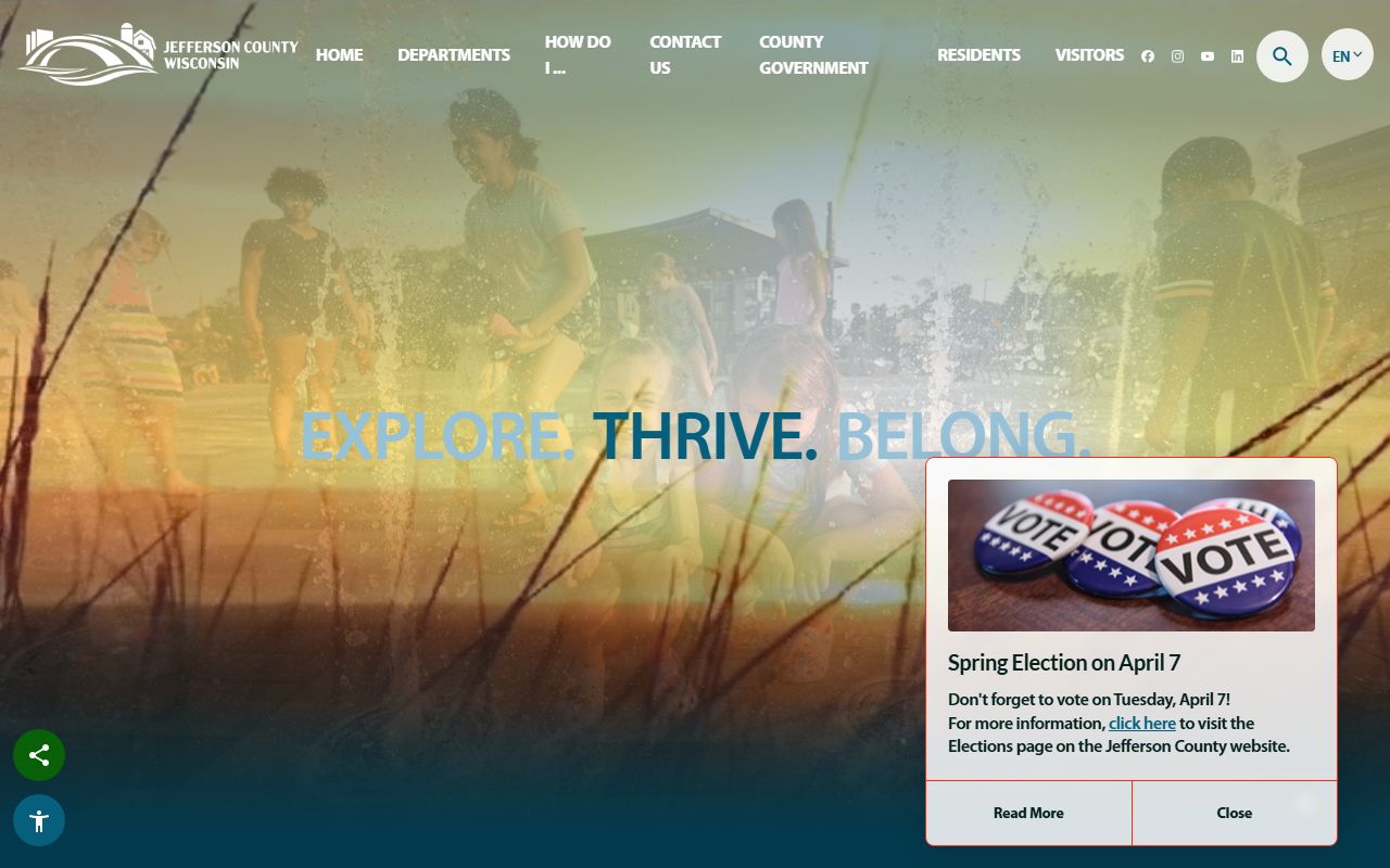 Jefferson County traffic ticket records and county government website