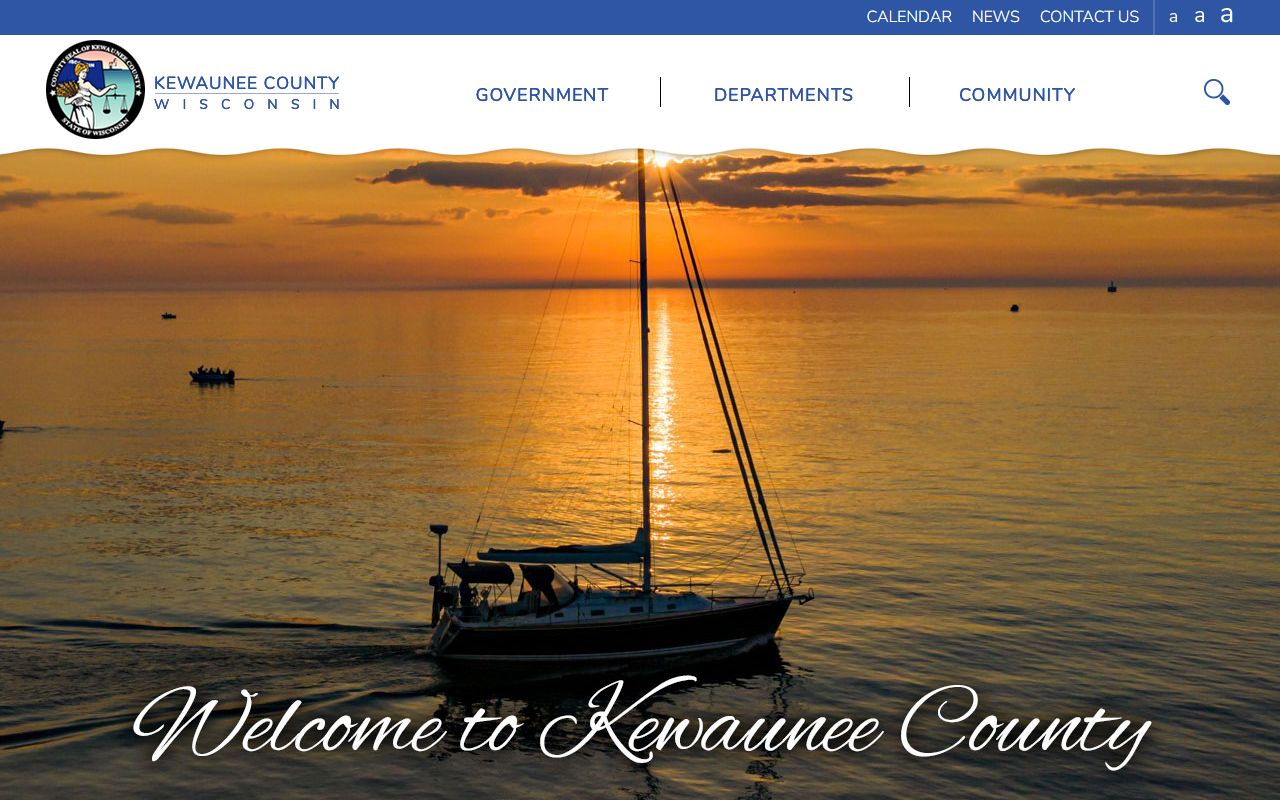 Kewaunee County traffic ticket records and county government website