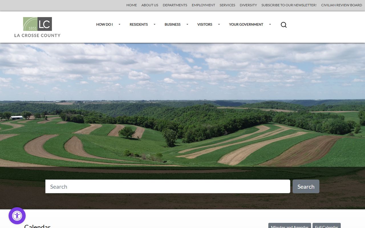 La Crosse County traffic ticket records and county government website