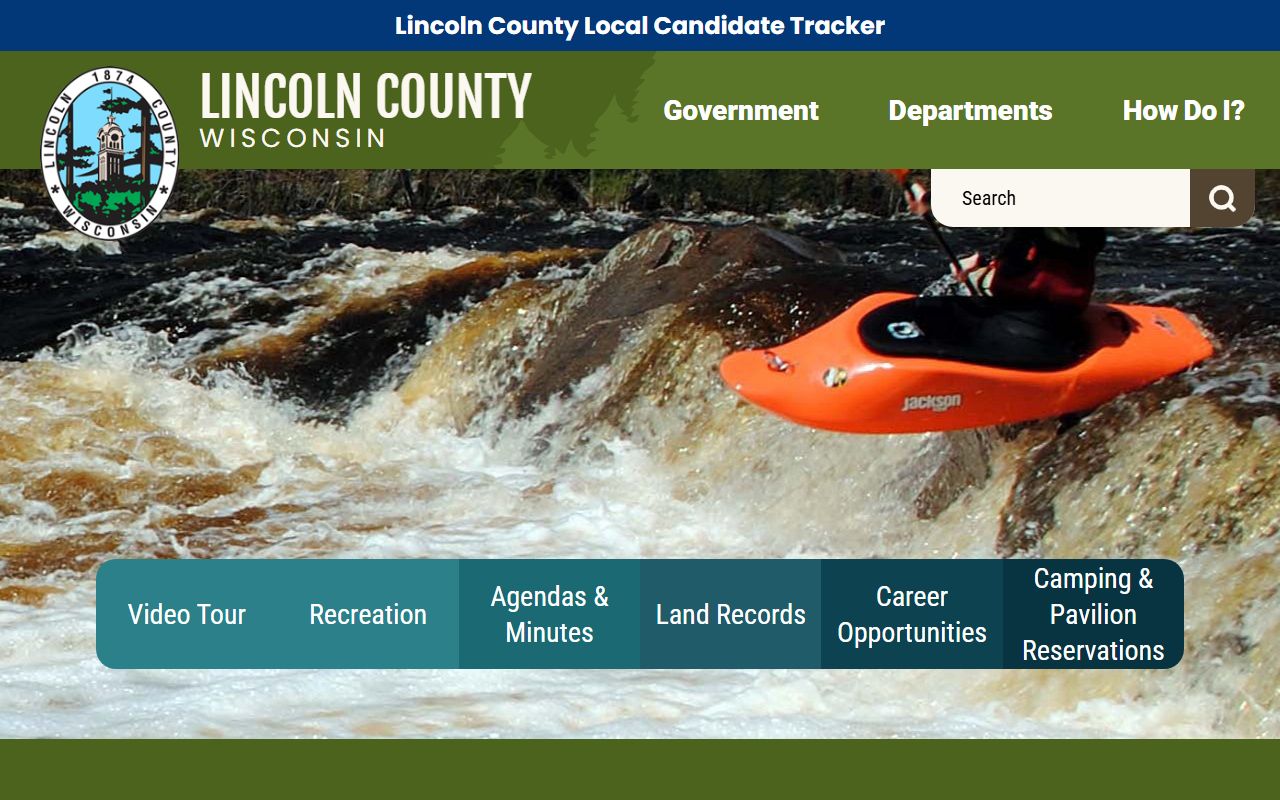 Lincoln County traffic ticket records and county government website